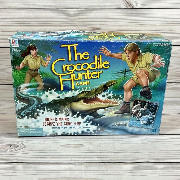 VTG The Crocodile Hunter Board Game 1999 Milton Bradley Steve Irwin - For Parts - Picture 8 of 16